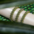 Grüne Baumschlangenglieder | Mini-Kismet-Armband | Limettengrün x Silber